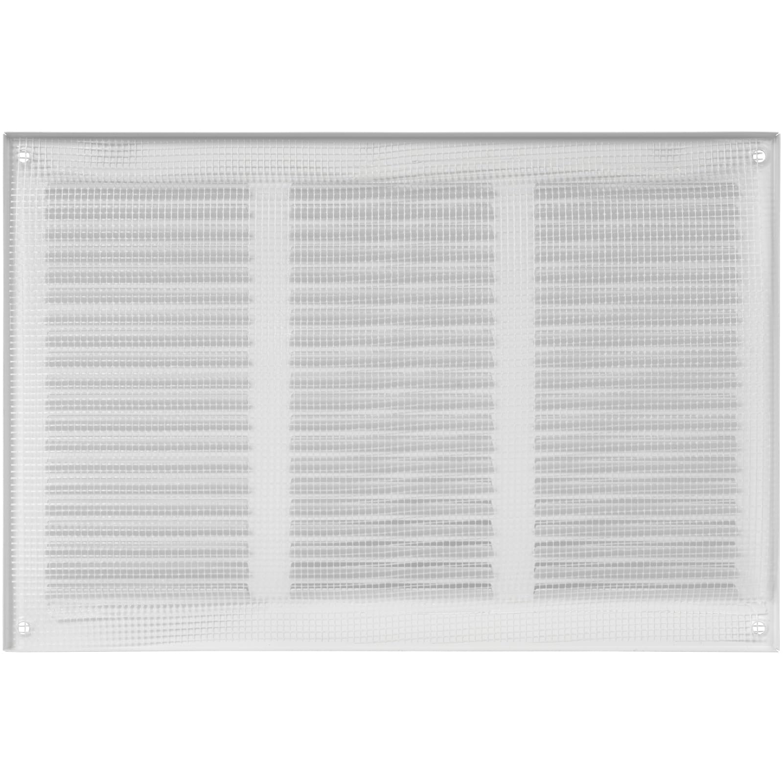 Vent Systems 12'' x 8'' Inch (Overall Dimensions) - White - Air Vent Duct Cover Metal Return Grill with Built in Pest Guard Screen HVAC Vent Duct Cover for Home Improvement10x6 (Opening Dimensions) - Image 6