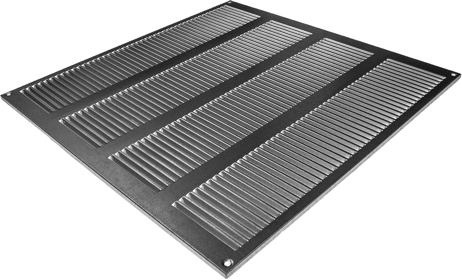 Vent Systems 16'' x 16'' Inch (Overall Dimensions) Galvanized Steel Air Vent Cover - Louvered Rectangular Return Grill with Built-in Protective Mesh Screen - HVAC Vent Grille for Home Improvement - Image 6