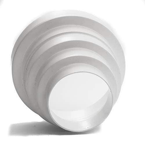 Vent Systems 3” 4” 5” 6” White Plastic Duct Reducer Increaser – Highly Durable Universal Vent Adapter for HVAC Air Ducts – Easy to Install in Bathroom, Kitchen, Office, and Home Ventilation Systems - Image 7