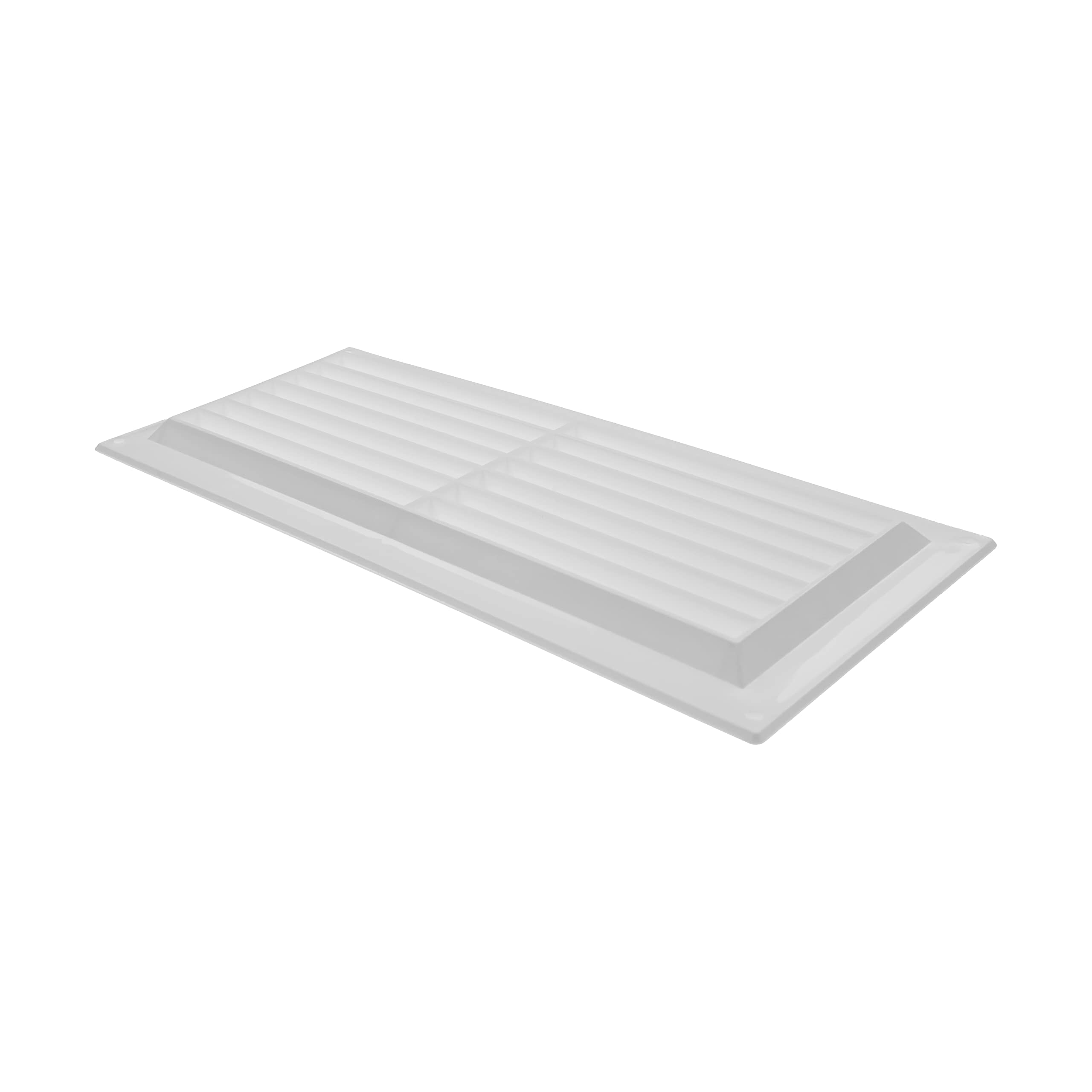 Vent Systems 3" x 10" Inch (Opening Dimensions) White Plastic Air Vent Cover - Rectangular Return Grille with Built-in Mesh Screen - HVAC Ventilation Grill for Home Improvement - Indoor, Outdoor Use - Image 8
