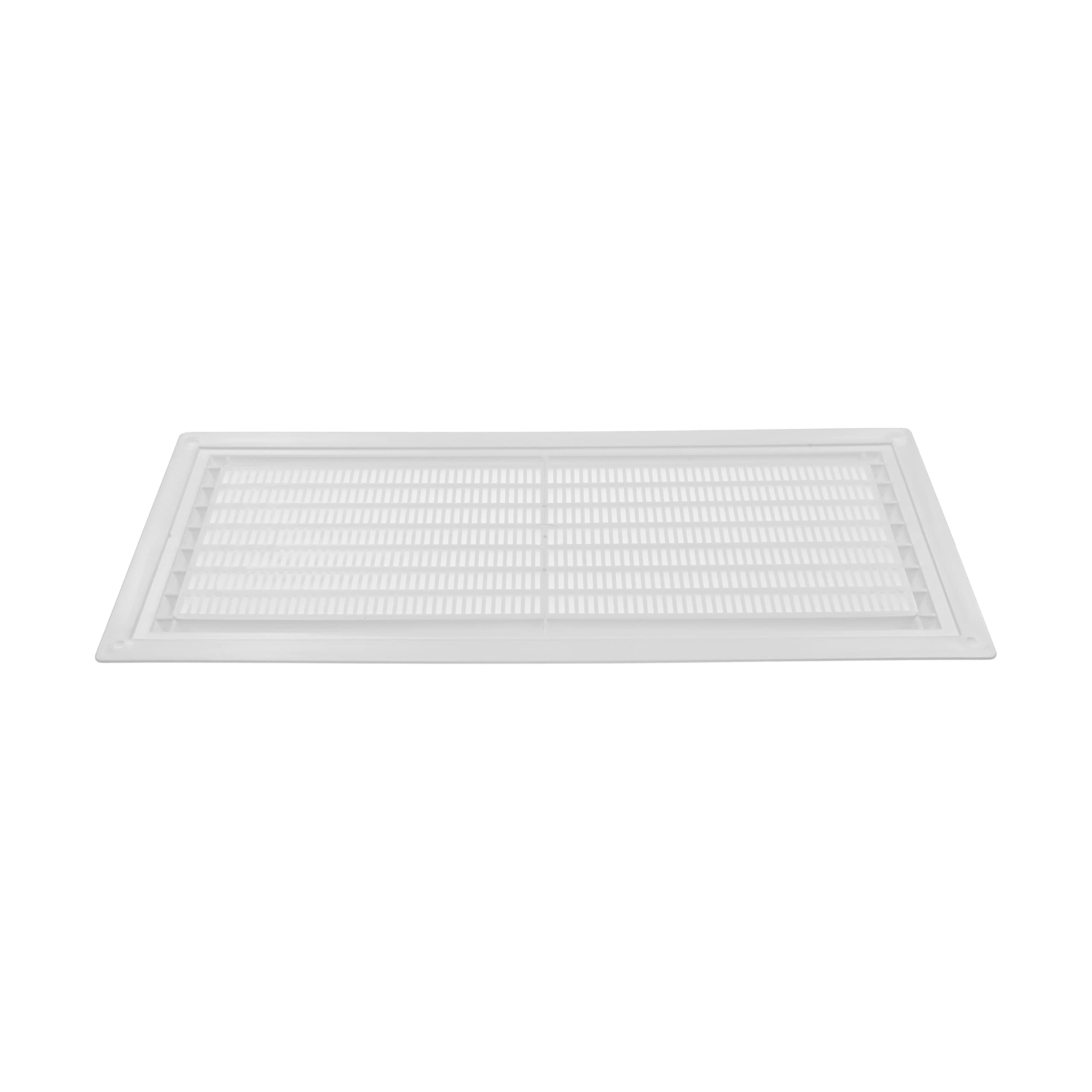 Vent Systems 3" x 10" Inch (Opening Dimensions) White Plastic Air Vent Cover - Rectangular Return Grille with Built-in Mesh Screen - HVAC Ventilation Grill for Home Improvement - Indoor, Outdoor Use - Image 9