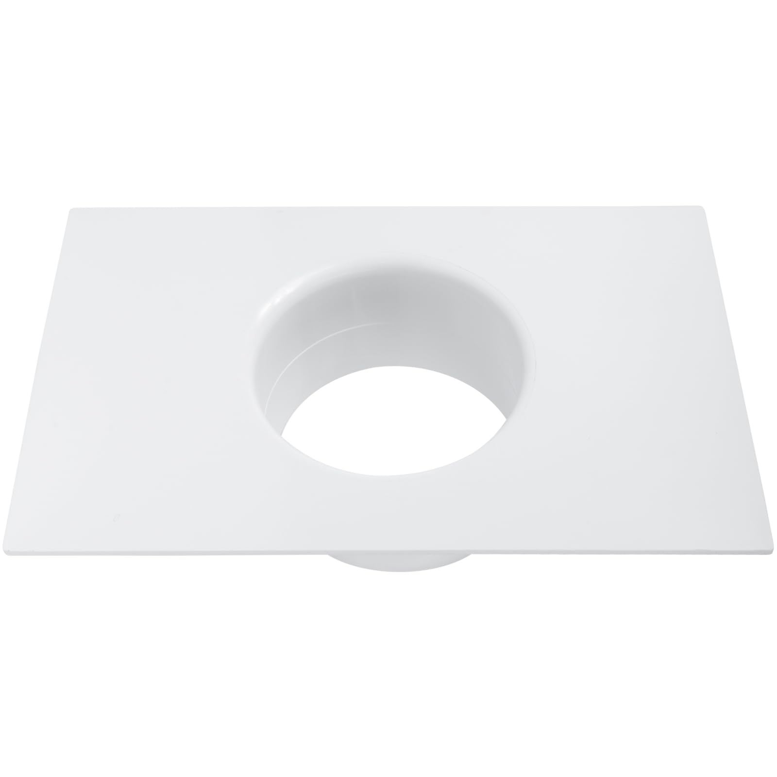 Vent Systems 4 Inch Duct Connector Flange – White Plastic Straight Ventilation Plate Adapter – Heavy-Duty HVAC Air Vent Fitting for Wall, Ceiling or Floor Mounting – Easy Indoor Installation - Image 6