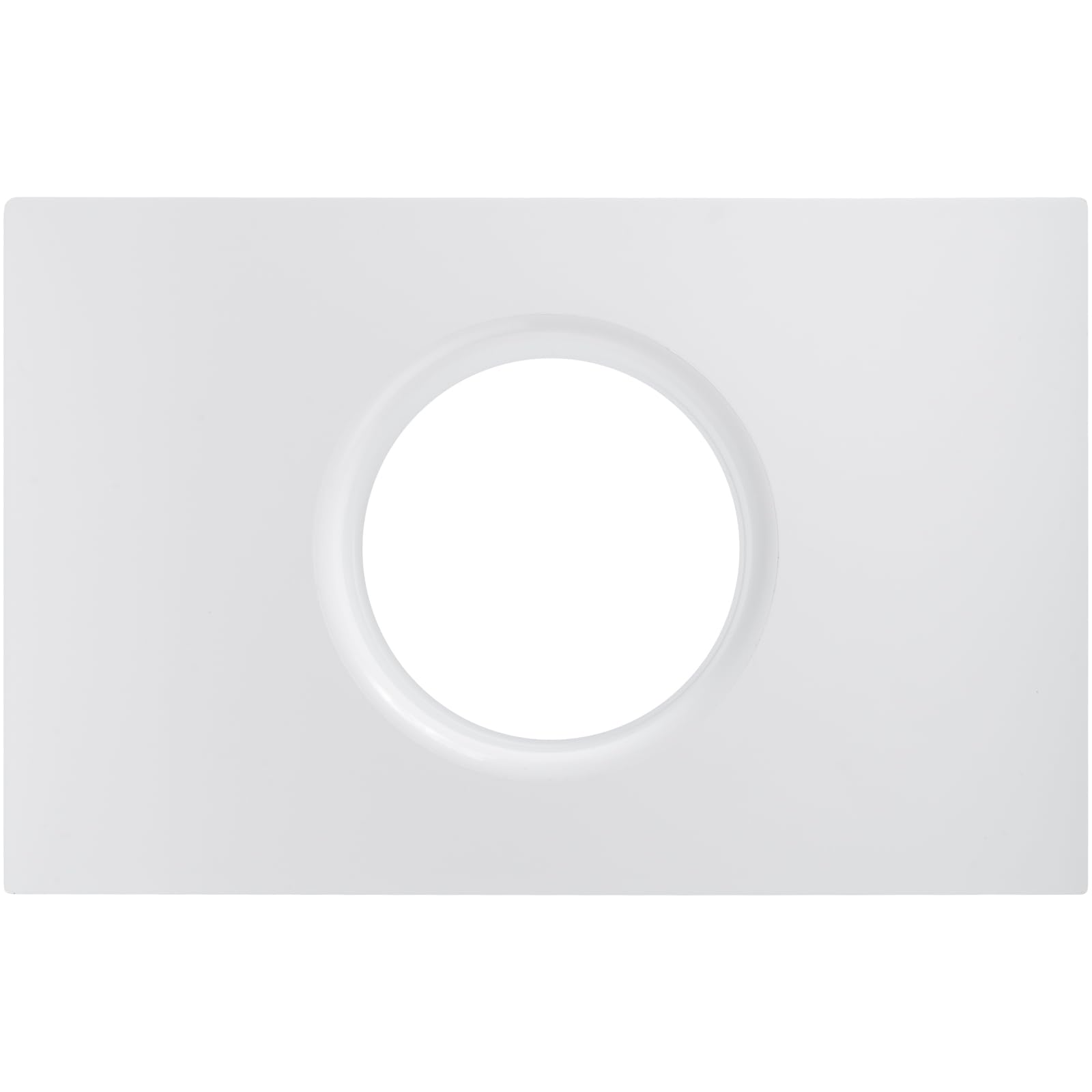 Vent Systems 4 Inch Duct Connector Flange – White Plastic Straight Ventilation Plate Adapter – Heavy-Duty HVAC Air Vent Fitting for Wall, Ceiling or Floor Mounting – Easy Indoor Installation - Image 8