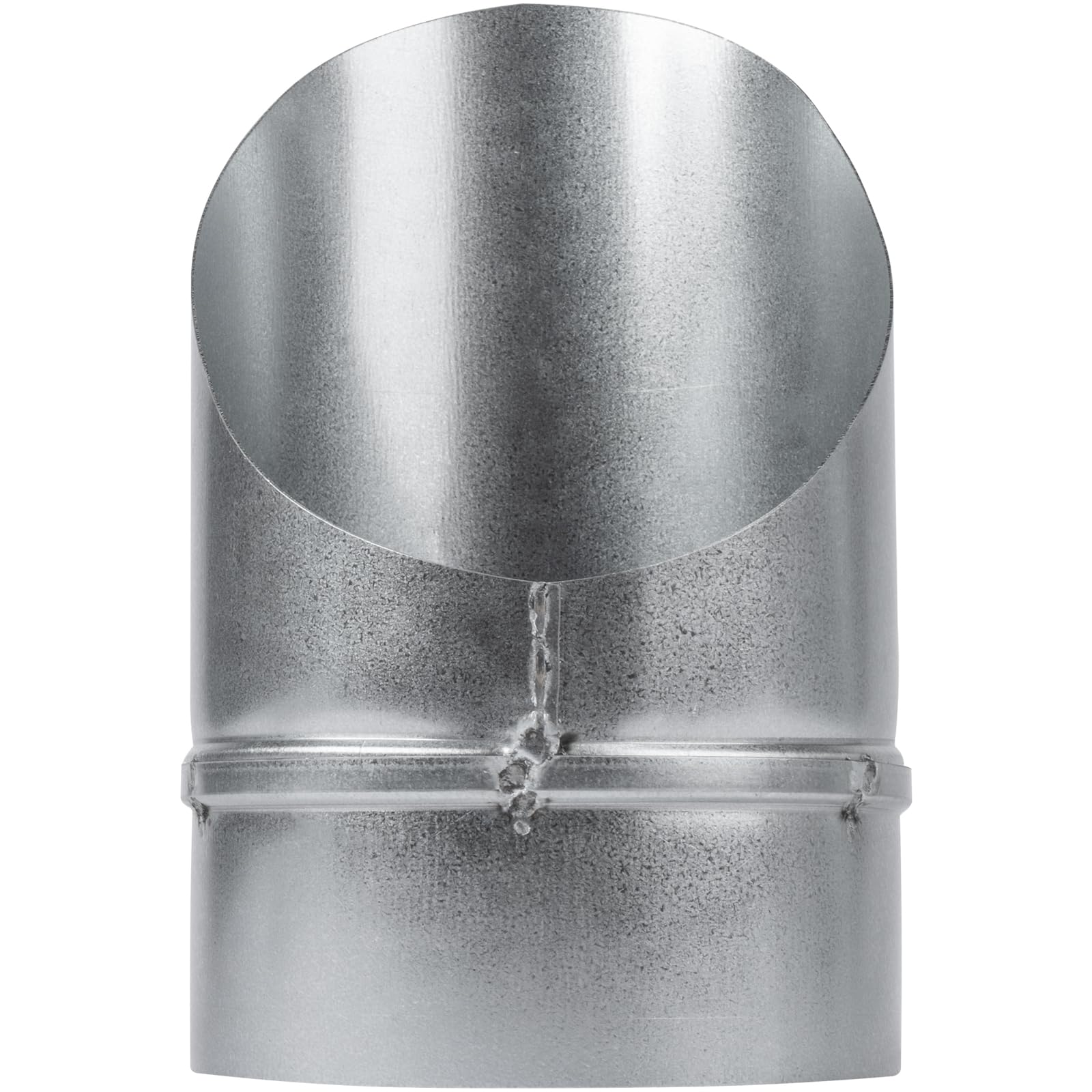 Vent Systems 4" Inch Galvanized Steel Duct Vent Cap - Vent Cover for Ducting - Exhaust Duct Pipe Cover with Hood - Dryer Vent Cover - Mesh Screen - Duct/HVAC Air Vent Deflector Plug - End Cap - Image 6