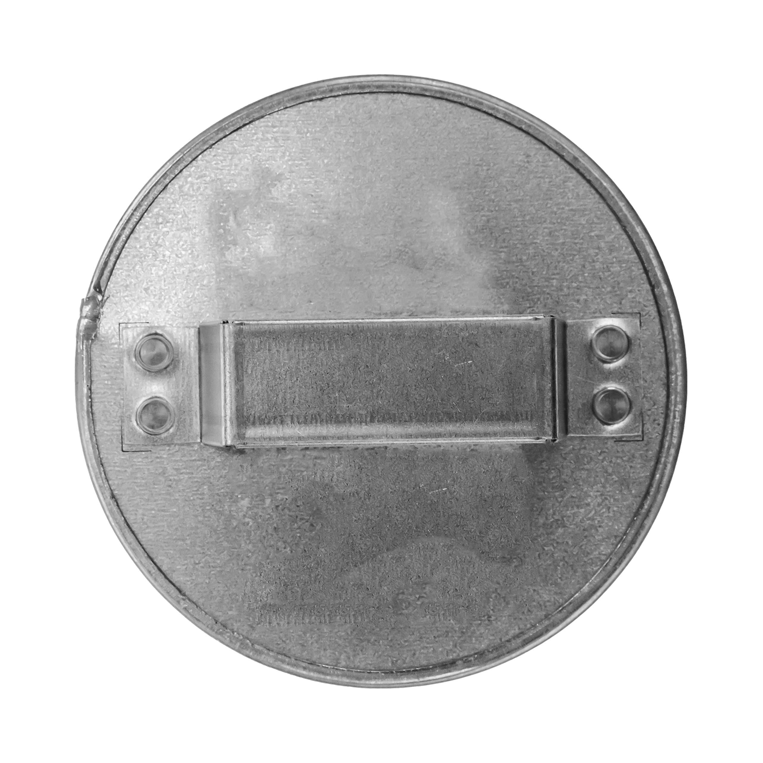 Vent Systems 4" Inch Galvanized Steel Tee Cap with Handle – Heavy-Duty HVAC End Plug for Dryer Ducts, Exhaust Pipes, and Round Metal Vents – Indoor and Outdoor Use – Closure Fitting for HVAC Systems - Image 8