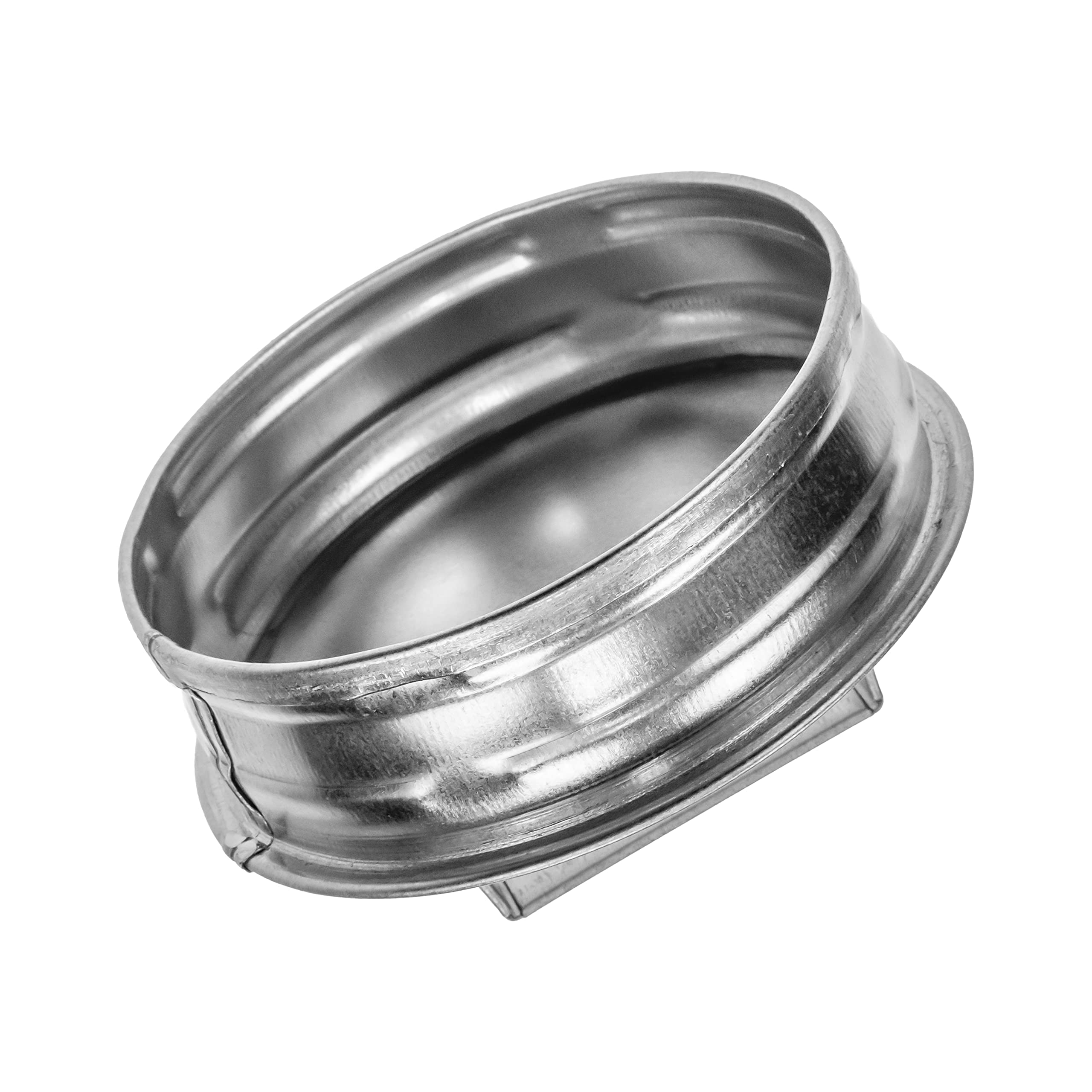 Vent Systems 4" Inch Galvanized Steel Tee Cap with Handle – Heavy-Duty HVAC End Plug for Dryer Ducts, Exhaust Pipes, and Round Metal Vents – Indoor and Outdoor Use – Closure Fitting for HVAC Systems - Image 9