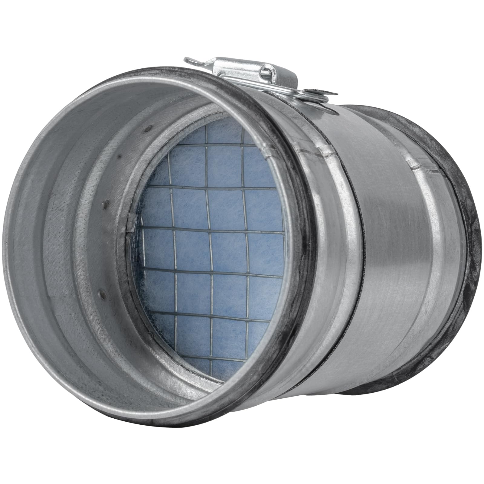 Vent Systems 4" Inch Inline Air Filter - Duct Filter - G4 Class Filtration Purifier System with Steel Mesh Screen - Air Vent Filters for Dust Collection/Air Purification - Rigid/Flexible Vent Hose - Image 8