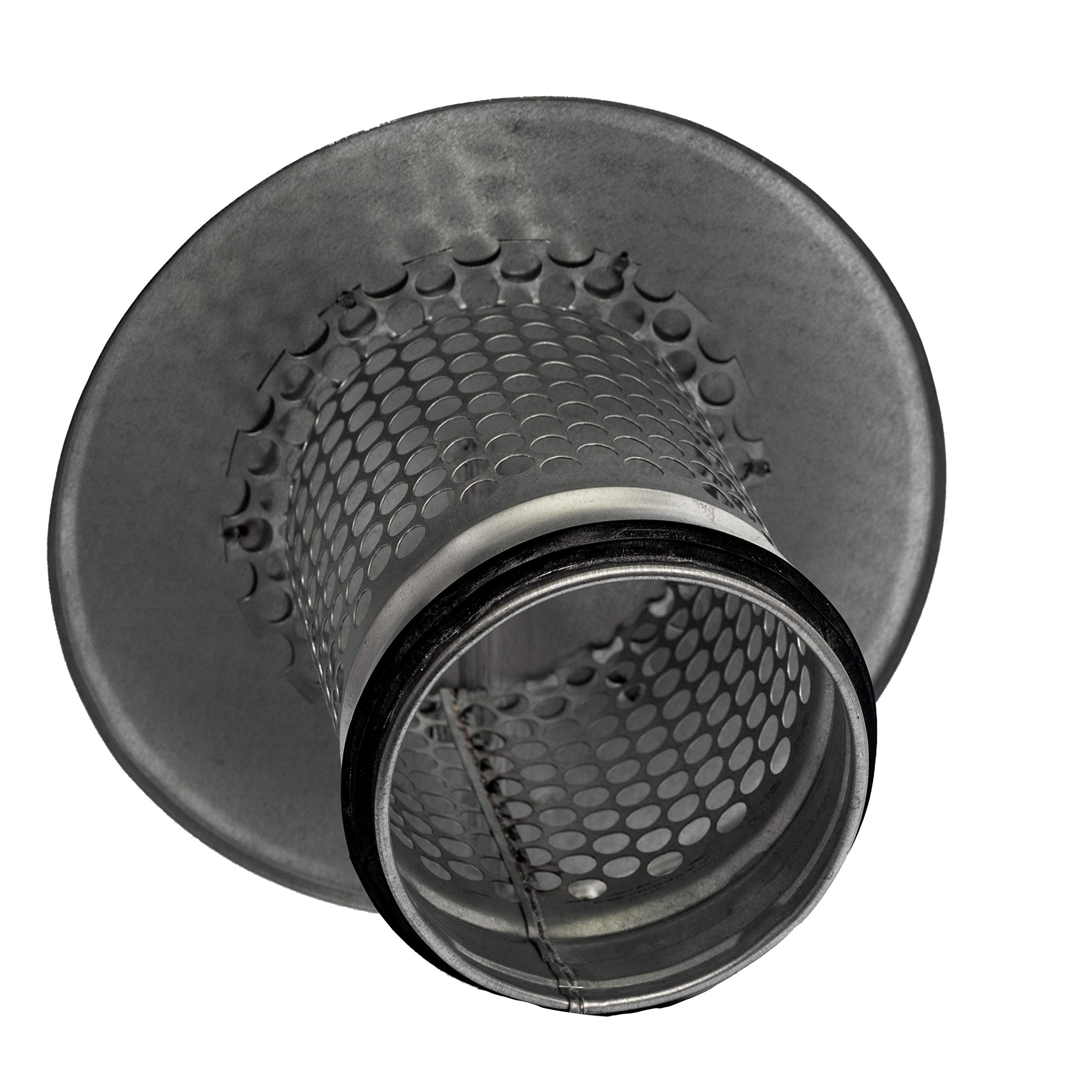 Vent Systems 4" Inch Round Chimney Cap – Galvanized Steel Roof Vent Cap with Rubber Seal - Heavy-Duty Rain Vent Cover for Wood Stoves, Exhaust Vents, Furnace Pipes, HVAC Flue Protection – Outdoor Use - Image 7