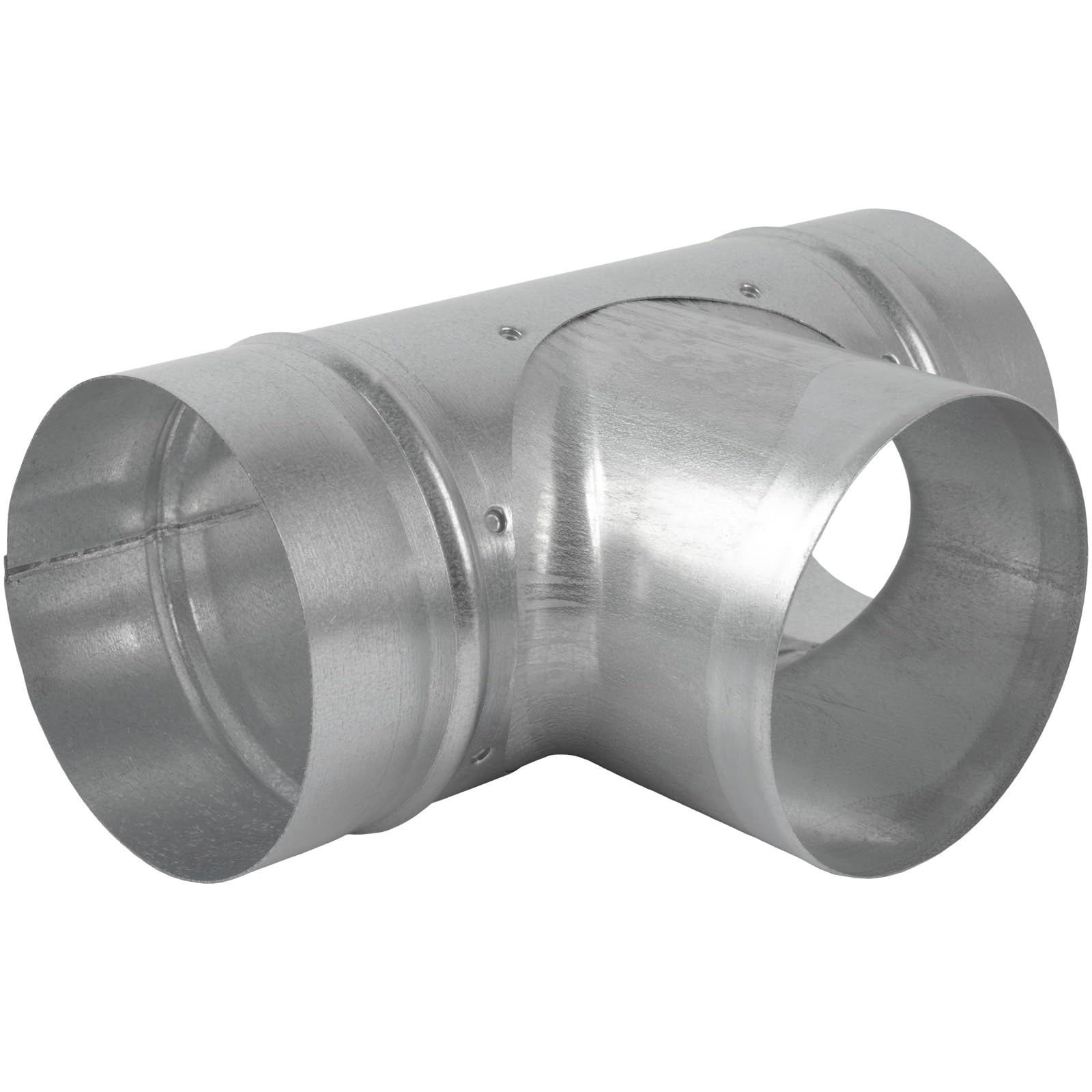 Vent Systems 4'' Inch T Shape Duct Connector 3 Way Hose Adapter/Splitter For Hose T-shape Round Pipe Connector- Extractor Fan - Duct Hose Dryer Vent T Connector - 4 Inch 3 Way Fitting - Image 6