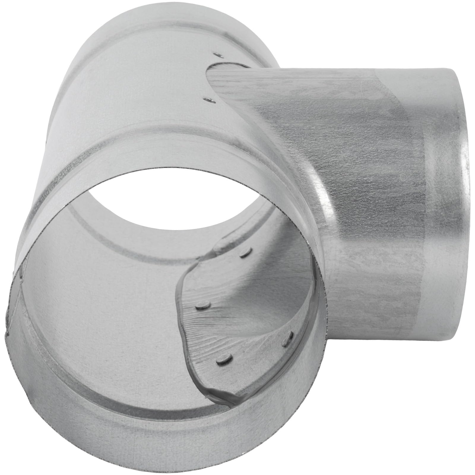 Vent Systems 4'' Inch T Shape Duct Connector 3 Way Hose Adapter/Splitter For Hose T-shape Round Pipe Connector- Extractor Fan - Duct Hose Dryer Vent T Connector - 4 Inch 3 Way Fitting - Image 7