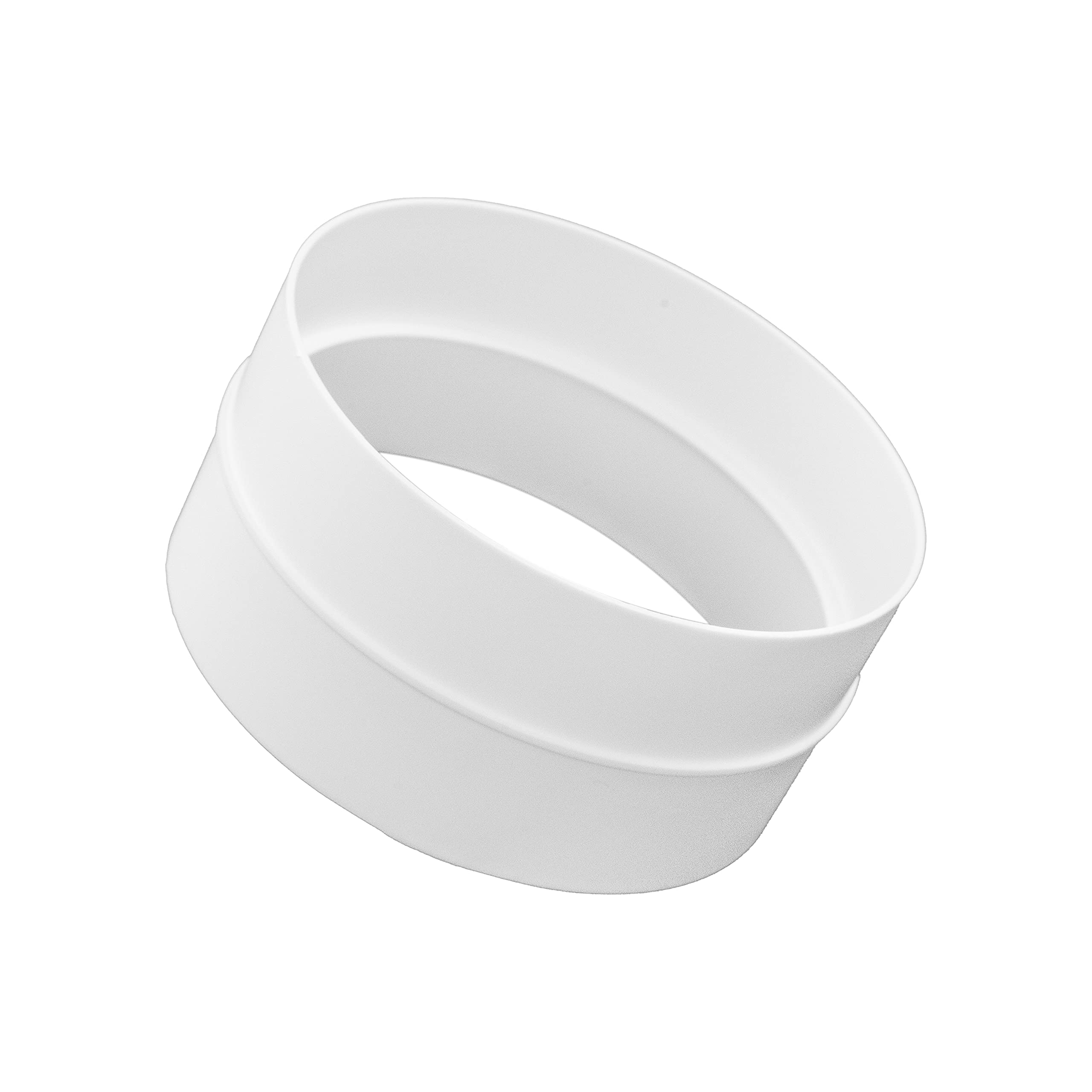 Vent Systems 4" Inch White Straight Inline Duct Coupler – Male-Fit Plastic Ventilation Pipe Fitting for Heating, Cooling & Exhaust Systems – Durable HVAC Straight Pipe Joiner – Indoor Use - Image 7