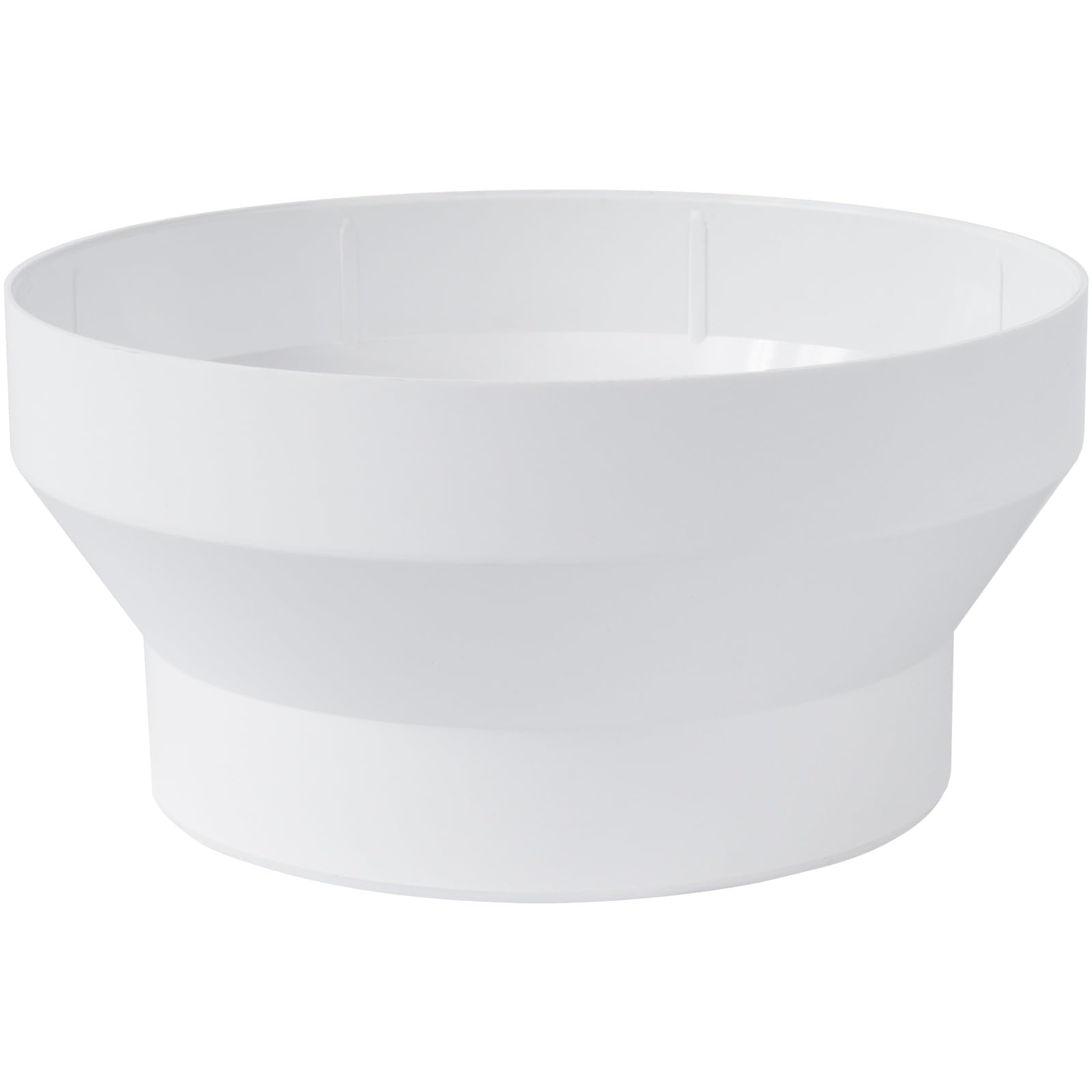 Vent Systems 4" to 5" White Duct Connector Fitting – Plastic Pipe Reducer for HVAC Ventilation, Heating, Cooling & Exhaust - Durable Duct Adapter for Round Ducting and Pipes - Indoor Use - Image 6