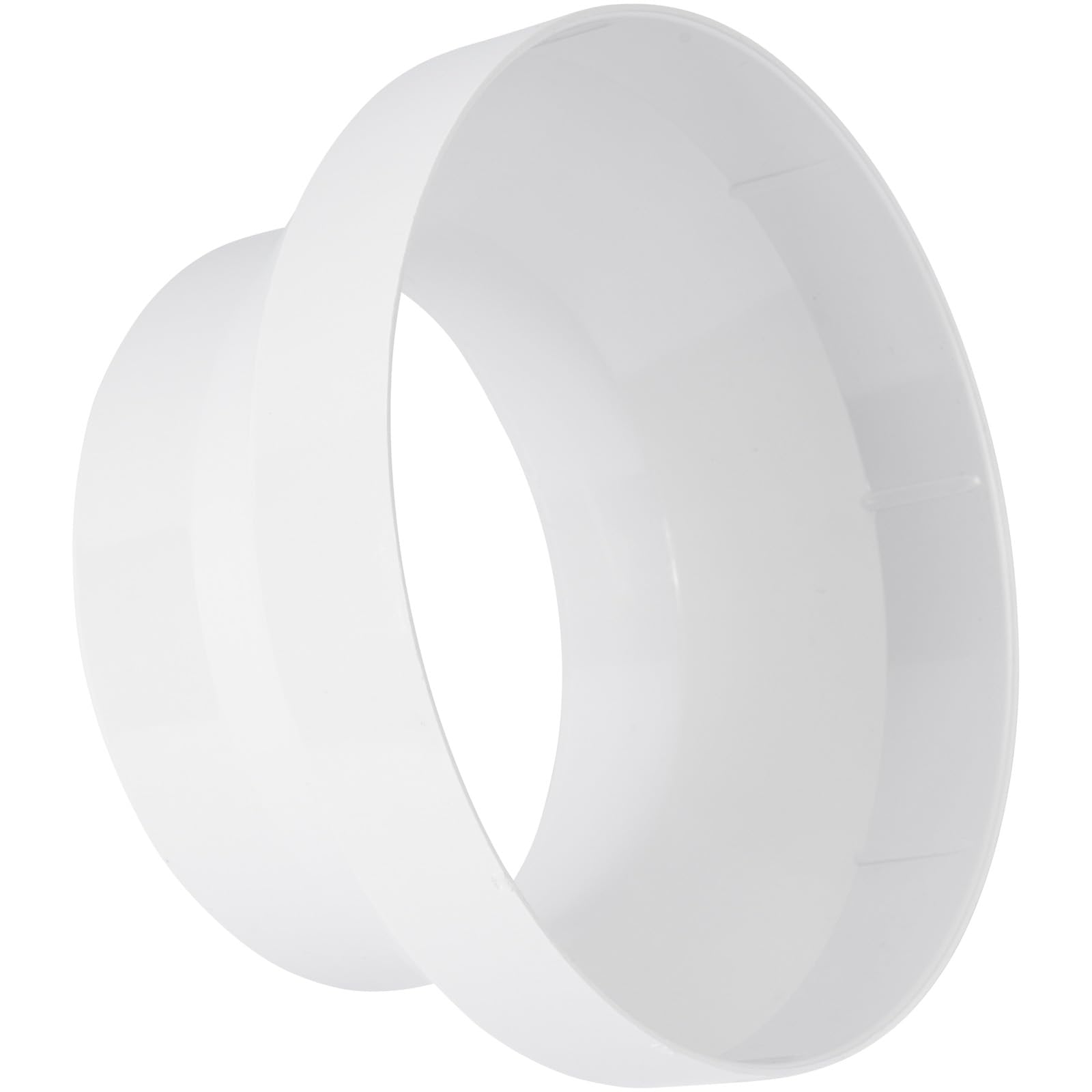 Vent Systems 4" to 5" White Duct Connector Fitting – Plastic Pipe Reducer for HVAC Ventilation, Heating, Cooling & Exhaust - Durable Duct Adapter for Round Ducting and Pipes - Indoor Use - Image 7