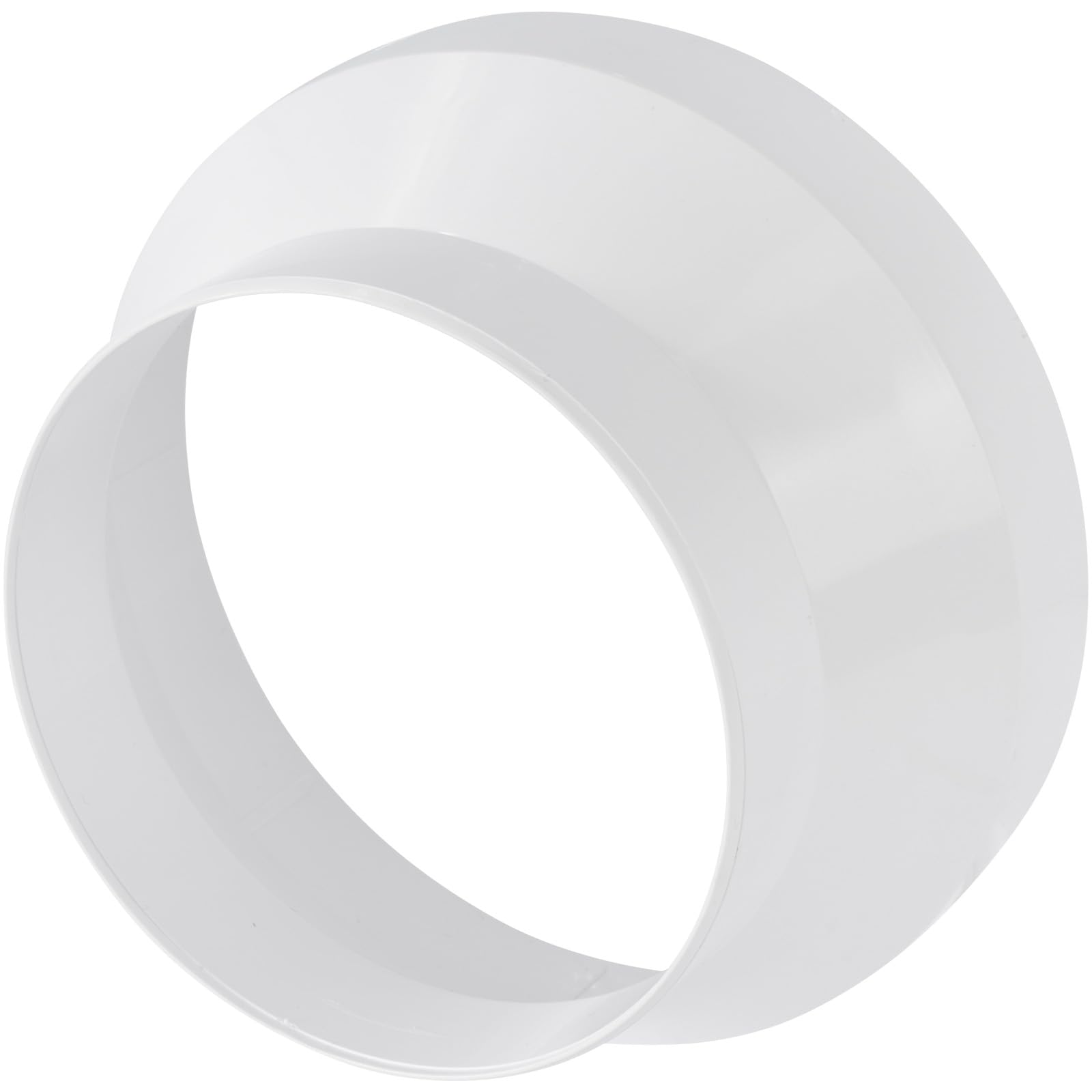 Vent Systems 4" to 5" White Duct Connector Fitting – Plastic Pipe Reducer for HVAC Ventilation, Heating, Cooling & Exhaust - Durable Duct Adapter for Round Ducting and Pipes - Indoor Use - Image 9