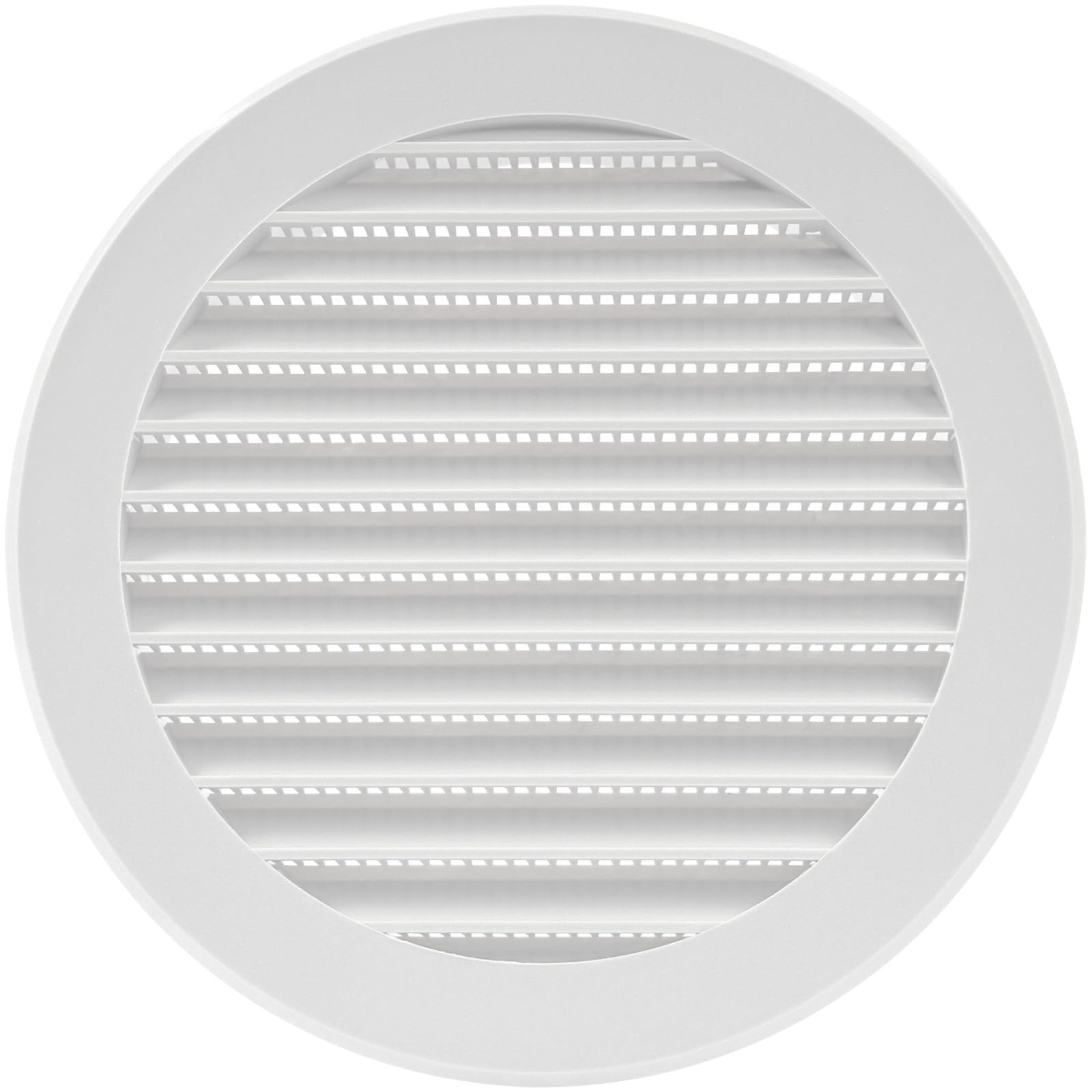 Vent Systems 5'' Inch - Pack of 10 - White Soffit Vent Cover - Round Intake or Exhaust Air Vent Louver with Screen Mesh - Air Supply HVAC Ventilation for Bathroom, Home Office, Kitchen - Image 8