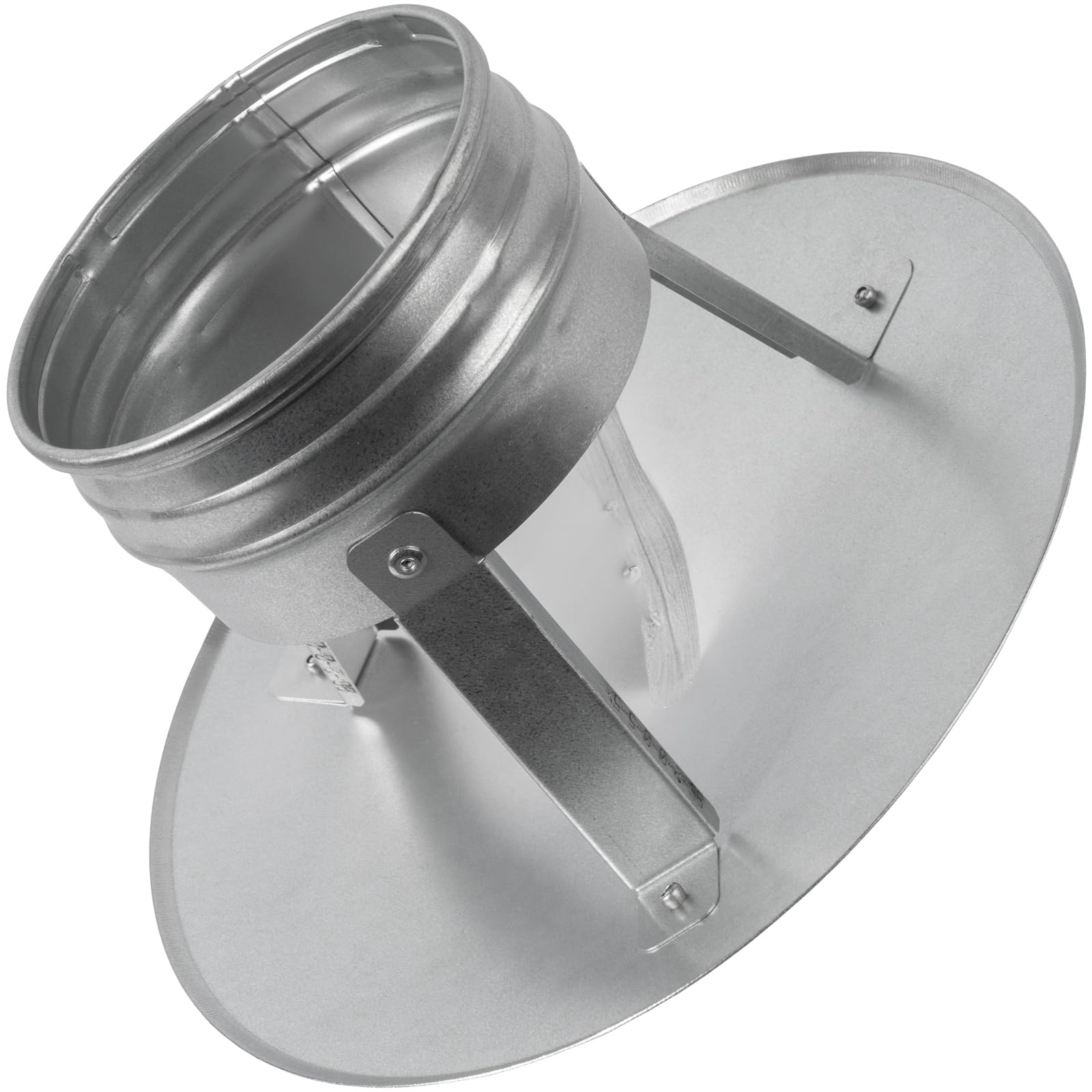 Vent Systems 5" Inch Round 360 Vent Cap - Galvanized Metal - House Exhaust Roof Cap for Perfect Insulation - Chimney Flue Cover, Rooftop Vent Cap - Wind Resistant Chimney Cap 125 mm - Image 9