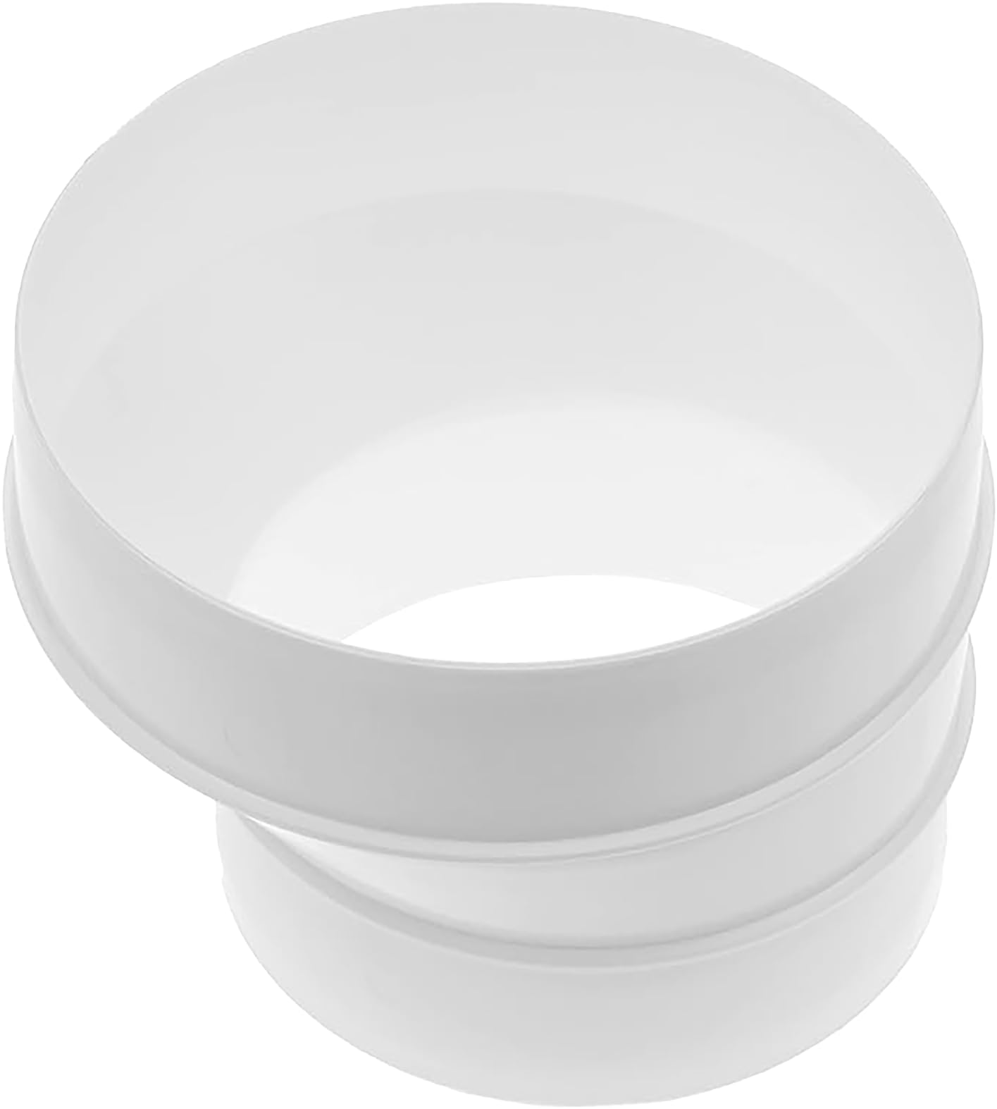 Vent Systems 5" Inch to 4" Inch Duct Reducer Adapter – Round Plastic HVAC Pipe Connector Fitting for Exhaust Vents, Dryer Duct in Bathroom, Kitchen, Home - Durable Ventilation Reducer for Indoor Use - Image 7