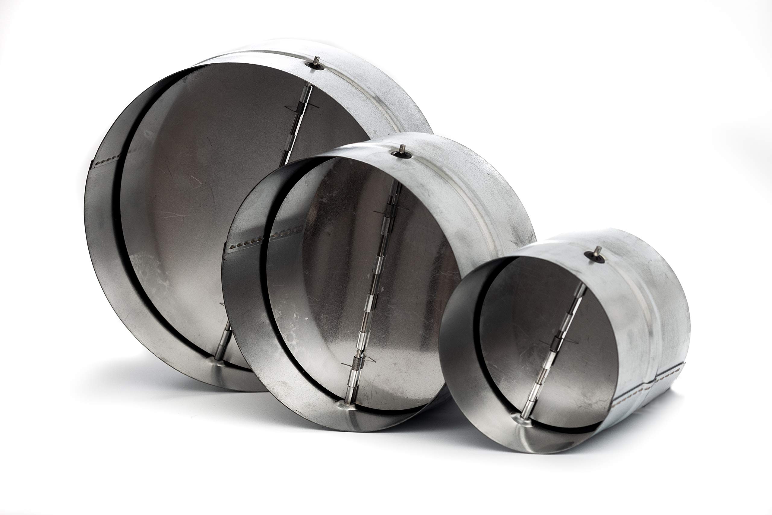 Vent Systems 6" Inch Backdraft Damper – Galvanized Steel Inline Duct Shutter with Heavy-Duty Spring-Loaded Flap and Rubber Seal – One-Way Airflow Blocker for Heating, Cooling and Exhaust Systems - Image 7