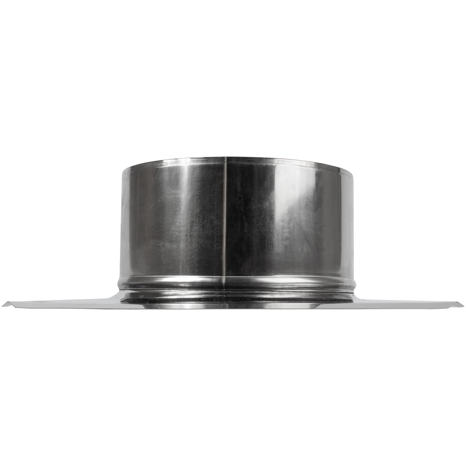 Vent Systems 6" Inch Stainless Steel Chimney Top Plate - Base Mount for Flue Cap or Cowl - Square to Round Roof Cover Flange - Steel Plate Cover for Chimneys - Image 9