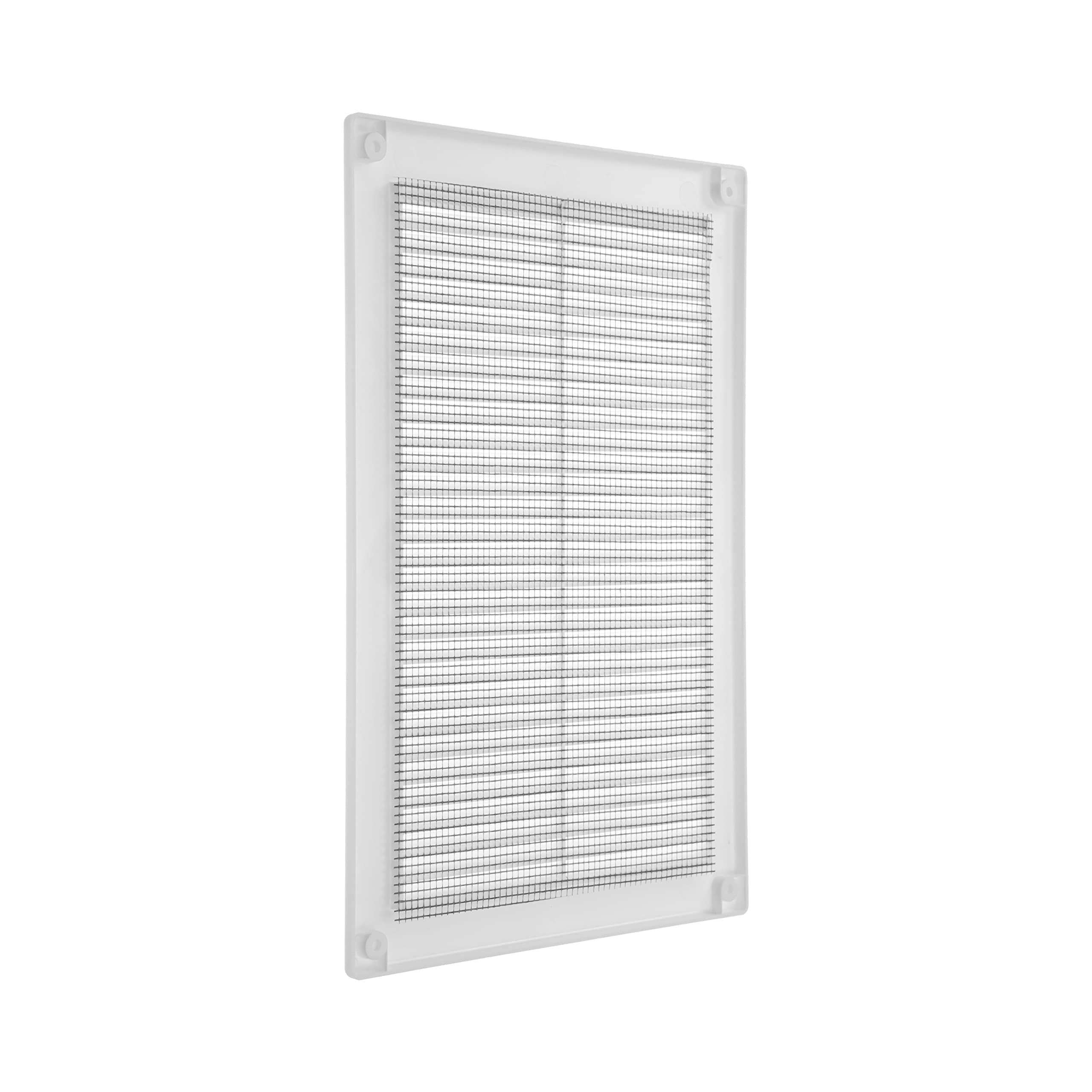 Vent Systems 6" x 10" Inch (Opening Dimensions) - Plastic White Soffit Vent Cover - Flat Rectangular Air Vent Grille - Air Vent Deflector - HVAC 8" x 12" Inch (Overall Dimensions) - Image 8