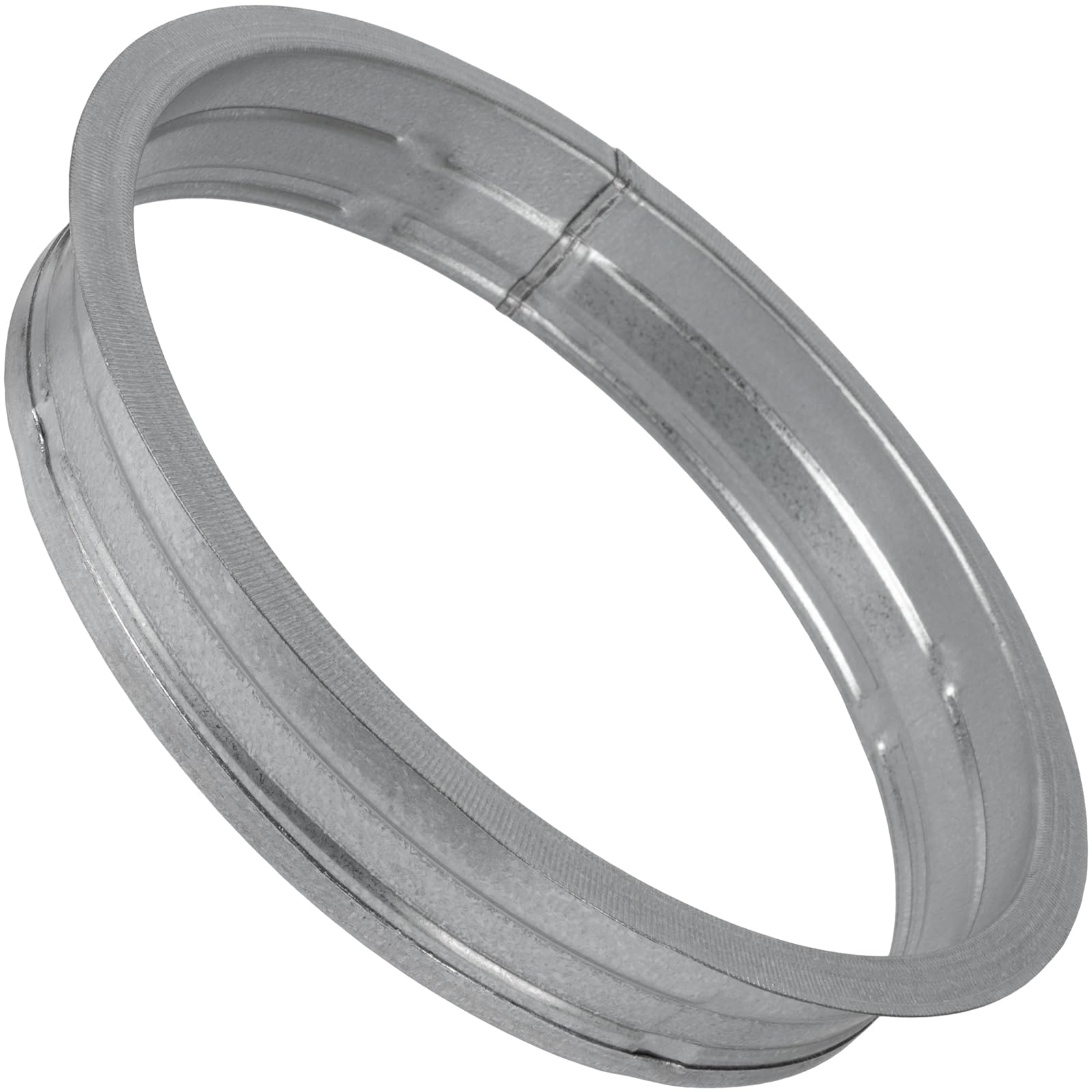Vent Systems 8" Inch Metal Duct Connector Flange – Galvanized Steel Male-Fit Coupler – Durable Round Fitting for Duct Seal, Dryer Vent, HVAC Ducting – For Kitchen, Garage, and Home Improvement - Image 7