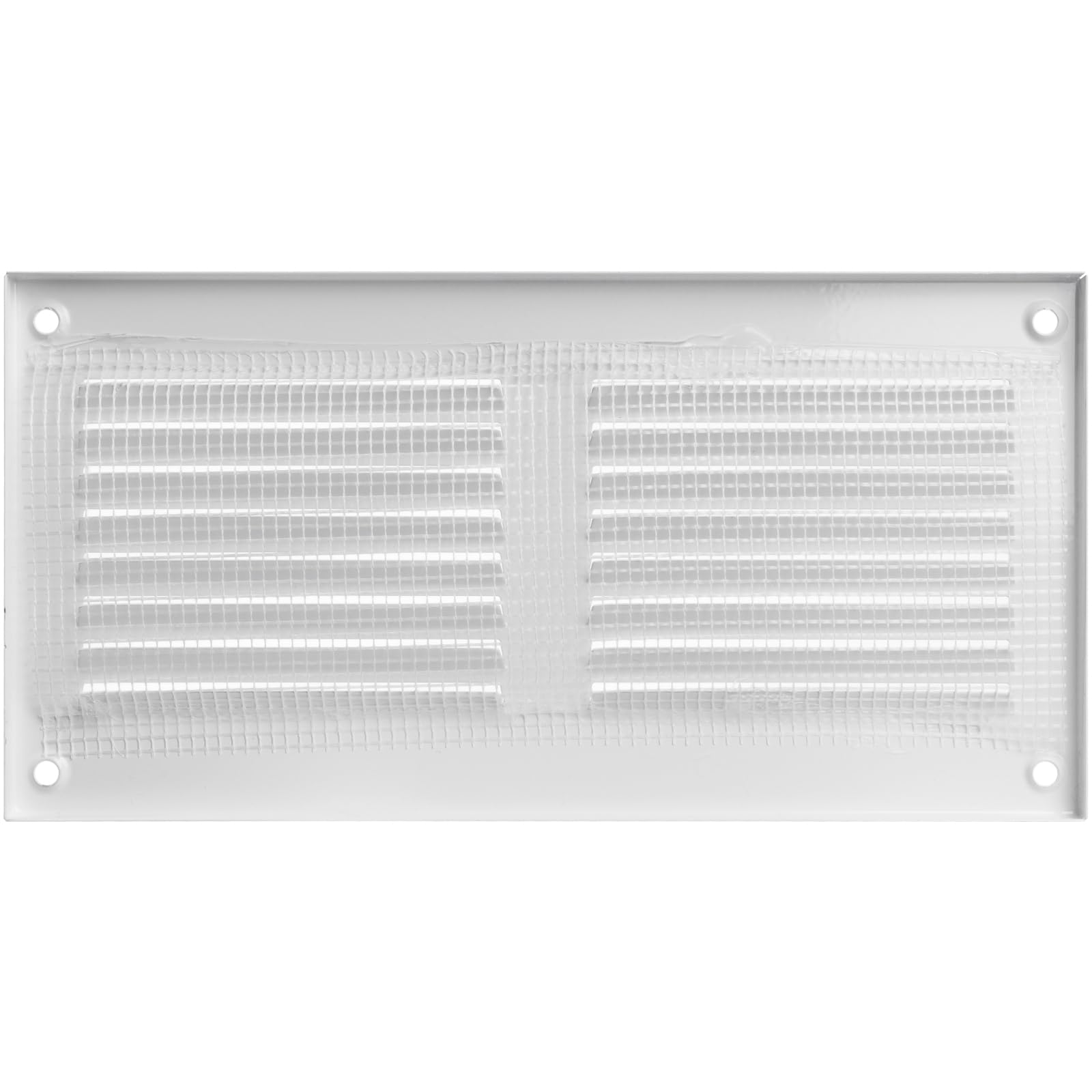 Vent Systems 8'' x 4'' Inch (Overall Dimensions) White Air Vent Duct Cover Metal Return Grill with Built in Pest Guard Screen HVAC Grille for Home Improvement 6x2 (Opening Dimensions) - Image 6