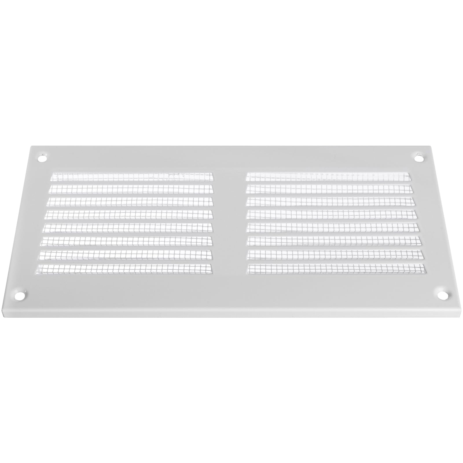 Vent Systems 8'' x 4'' Inch (Overall Dimensions) White Air Vent Duct Cover Metal Return Grill with Built in Pest Guard Screen HVAC Grille for Home Improvement 6x2 (Opening Dimensions) - Image 8