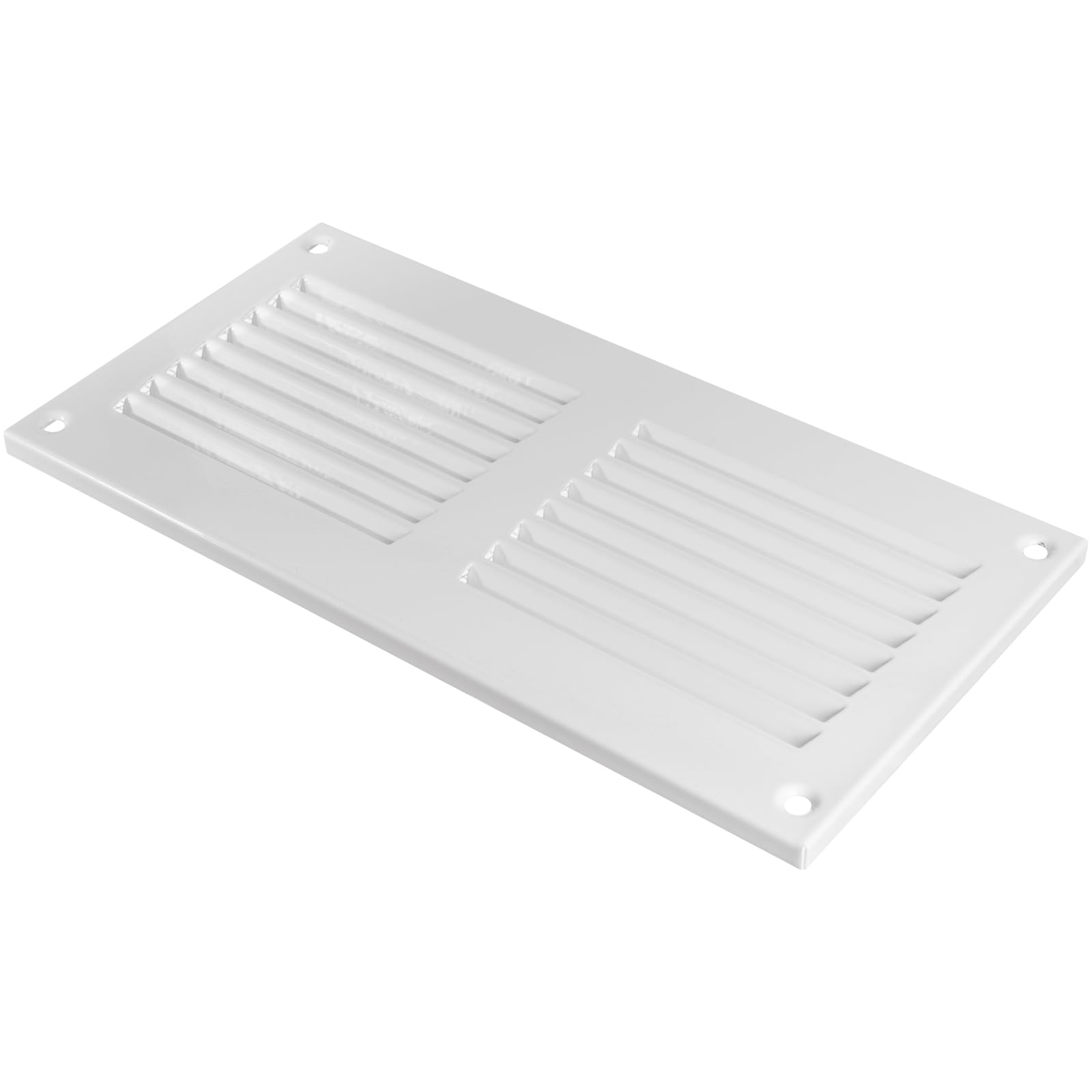 Vent Systems 8'' x 4'' Inch (Overall Dimensions) White Air Vent Duct Cover Metal Return Grill with Built in Pest Guard Screen HVAC Grille for Home Improvement 6x2 (Opening Dimensions) - Image 9