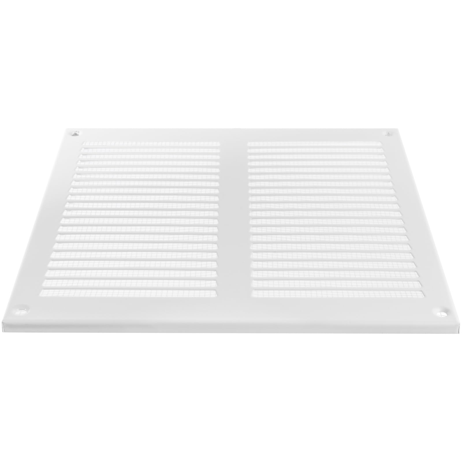 Vent Systems 8" x 8" Inch (Overall Dimensions) - White - Air Vent Cover Metal Air Return Grill with Built in Pest Guard Screen HVAC Vent Duct Cover for Home Improvement - Image 7