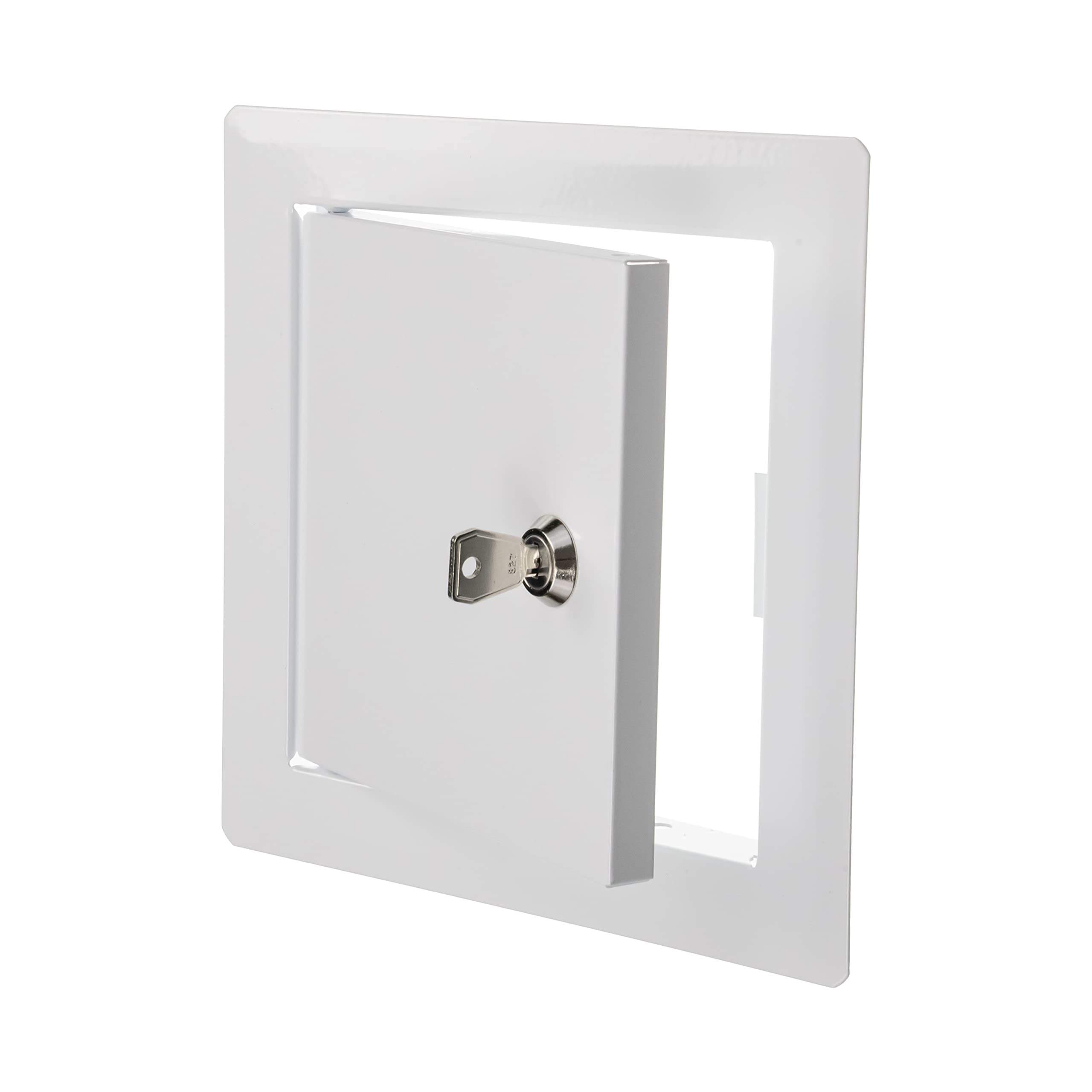 Vent Systems Lockable Access Panel for Drywall 6 x 6 Inch - Wall Hole Cover - Metal Access Door with Key - Plumbing Access Panel for Drywall - Service Shaft Crawl Space Door - Ceiling Access Panel - Image 6